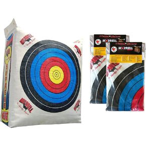 Morrell Weatherproof Supreme Range Adult Field Point Archery Bag Target with NASP Scoring Rings, Nucleus Center, and (2) Replacement Covers