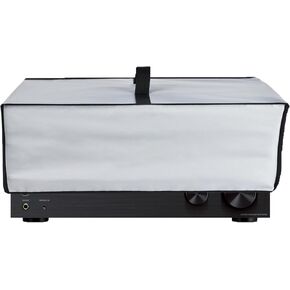 Stereo Receiver Cover, Heavy Duty Heat-resistant Waterproof Nylon Stereo Receiver Dust Protective Cover Case for Sony STRDH190 2-ch Home Stereo Receiver/STRDH590 5.2 Channel Theater Receiver (Black)