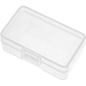 uxcell Battery Storage Case Holder Transparent for 9V Battery Capacity
