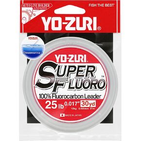 Yo-Zuri YZ-SF-25LB-NCL-30YD: Superfluoro 30Yd 25Lb, Natural Clear