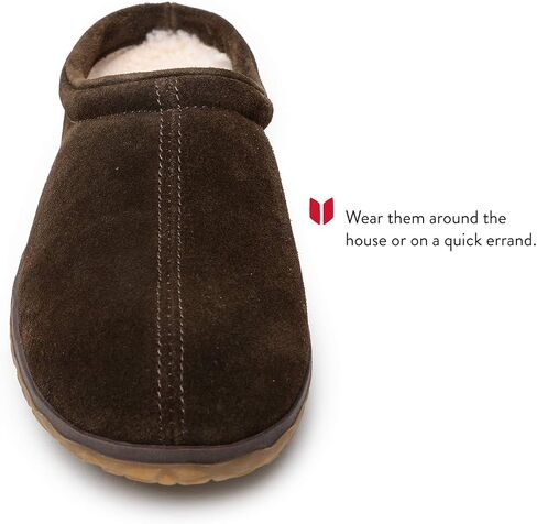 Minnetonka Men's Taylor Suede Indoor and Outdoor Slippers in Saudi Arabia