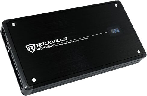 Rockville KRYPTON F2 2400w Peak/600w RMS 4 Channel Amplifier Car Stereo Amp in Saudi Arabia