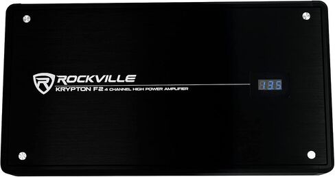 Rockville KRYPTON F2 2400w Peak/600w RMS 4 Channel Amplifier Car Stereo Amp in Saudi Arabia