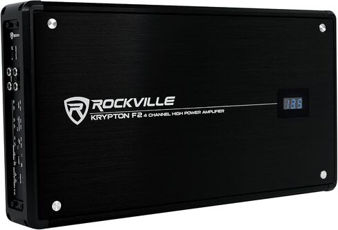 Rockville KRYPTON F2 2400w Peak/600w RMS 4 Channel Amplifier Car Stereo Amp in Saudi Arabia