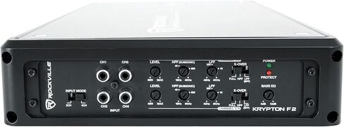 Rockville KRYPTON F2 2400w Peak/600w RMS 4 Channel Amplifier Car Stereo Amp in Saudi Arabia