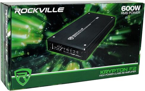 Rockville KRYPTON F2 2400w Peak/600w RMS 4 Channel Amplifier Car Stereo Amp in Saudi Arabia