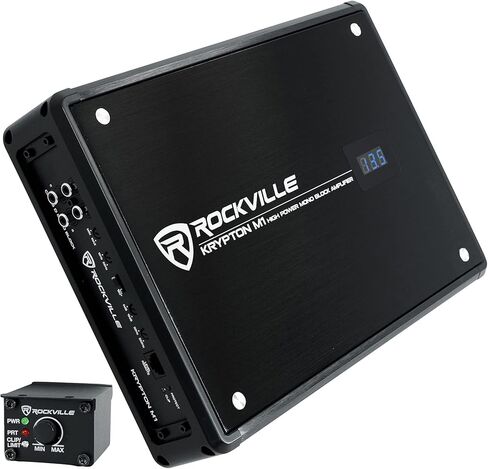 Rockville KRYPTON F2 2400w Peak/600w RMS 4 Channel Amplifier Car Stereo Amp in Saudi Arabia