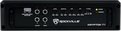 روكفيل كريبتون F2 2400 وات الذروة/600 وات RMS 4 قنوات مكبر صوت ستيريو للسيارة in Kuwait