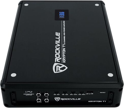 روكفيل كريبتون F2 2400 وات الذروة/600 وات RMS 4 قنوات مكبر صوت ستيريو للسيارة in Kuwait