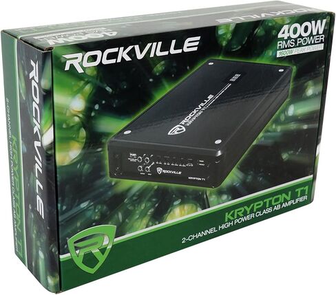روكفيل كريبتون F2 2400 وات الذروة/600 وات RMS 4 قنوات مكبر صوت ستيريو للسيارة in Kuwait