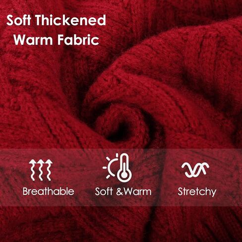 AOFITEE Dog Sweater, Dog Sweaters for Medium Dogs Girl, Warm Dog Christmas Sweater, Winter Medium Dog Sweaters Female Male, Classic Turtleneck Dog Knitwear for French Bulldog, Boston Terrier (Green M) in Saudi Arabia