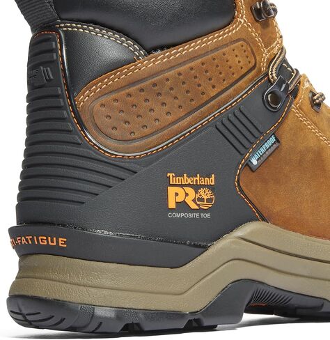 Timberland PRO Men's Hypercharge 6 Inch Composite Safety Toe Waterproof Industrial Work Boot, Black Full Grain Leather, 11.5 in Saudi Arabia