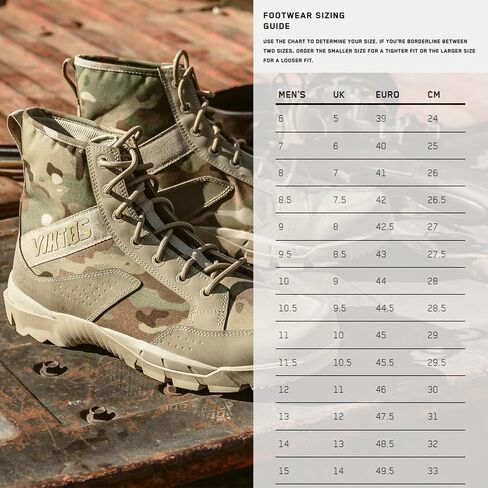 VIKTOS Men's Johnny Combat Tactical Boots MultiCam in Kuwait