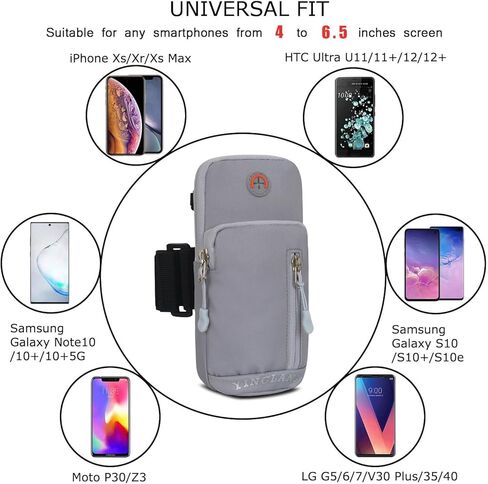 Phone Holder for Running Armband Cell Phone Purse Crossbody Bag Sport Arm Band for Samsung Galaxy S24 S23 S22 S21 Ultra Plus FE A55 A54 A15 A13 A12 iPhone 13 14 15 Pro Max Moto G Play G Power (Purple) in Saudi Arabia
