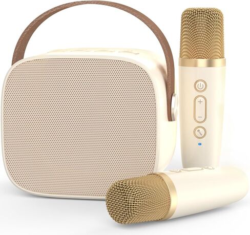 Mini Karaoke Machine,Funny Toys Christmas Birthday Gifts for Kids Age 4-12,Boys,Girls,Adults,Home or Outdoors,MEGUO Karaoke Microphone,Portable Bluetooth Speaker with Wireless Microphone in Kuwait