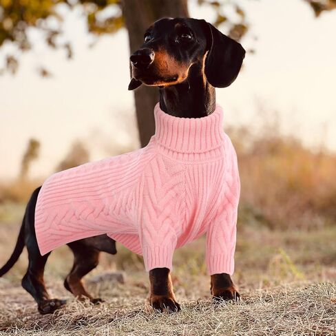 ASENKU Extra-Large Dog Sweater, Dog Sweaters for Extra Large Dogs, Pet Sweatshirt Apparel Turtleneck Pullover Winter for Doberman, Great Dane (Coffee, 3XL) in Saudi Arabia