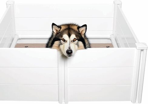 Whelping Box for Dogs and Puppies - 19 in. High Safety Rail Dog Whelping Box - Perfect Whelping Box for Large Breed Dogs - Dog Whelping Play Pen - Whelping Box for Dogs - Dog Birthing Pen. in Saudi Arabia