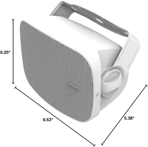 مكبر صوت Klipsch RSM-400 داخلي/خارجي، أبيض (زوج) - مكبرات صوت ثنائية الاتجاه مناسبة لجميع الأحوال الجوية - مكبر صوت IMG مقاس 4 بوصات ومكبر صوت على شكل قبة من التيتانيوم مقاس 75 بوصة in Kuwait