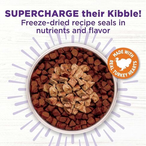 حزمة Aurora Pet (4) معززات وعاء Wellness CORE Bowl خلاط طعام الكلاب المجفف بالتجميد أو الجزء العلوي (2) ديك رومي عاري (2) لحم بقري عاري مع مناديل AuroraPet in Kuwait