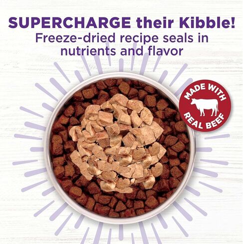 حزمة Aurora Pet (4) معززات وعاء Wellness CORE Bowl خلاط طعام الكلاب المجفف بالتجميد أو الجزء العلوي (2) ديك رومي عاري (2) لحم بقري عاري مع مناديل AuroraPet in Kuwait