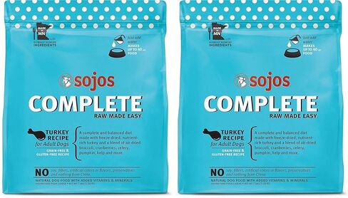 سوجوس 2 عبوة من أطعمة الكلاب المجففة بالتجميد الخام الكاملة من تركيا، 7 أرطال لكل منها، خالية من الحبوب والغلوتين in Kuwait