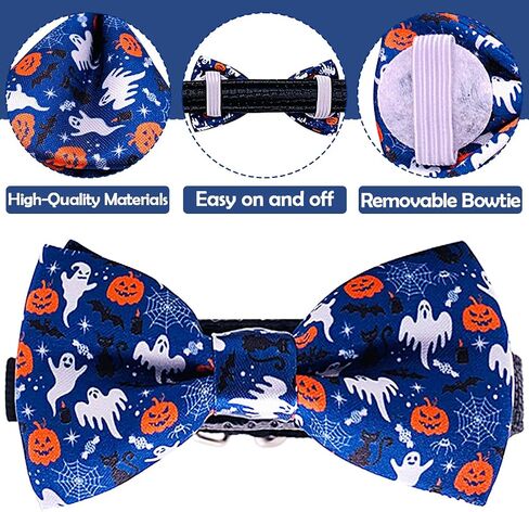 PET SHOW 10 Pack Mardi Gras Small Dog Bow Ties Sliding Collar Attachment Puppies Cats Pet Bowties for Holiday Party Bowknots Collar Charms Grooming Accessories in Saudi Arabia