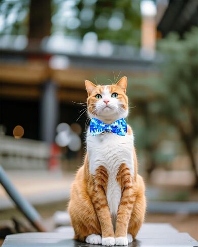 PET SHOW 10 Pack Mardi Gras Small Dog Bow Ties Sliding Collar Attachment Puppies Cats Pet Bowties for Holiday Party Bowknots Collar Charms Grooming Accessories in Kuwait