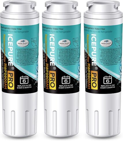 ICEPURE PRO UKF8001 NSF401&473&53&42 Certified Replacement Everydrop EDR4RXD1, Filter 4, Maytag UKF8001AXX UKF8001P, Whirlpool 4396395 WF-UKF8001 FMM-2 MPF15090 SGF-M9 Refrigerator Water Filter 1PACK in Saudi Arabia