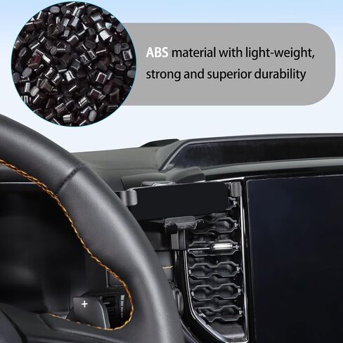 Lcojicep Car Phone Holder Compatible with Ford Ranger 2023 2024 Car Phone Mount Accessories, Central control vent mobile phone holder (Left style B) in Kuwait