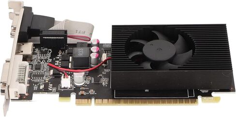 بطاقة رسومات VBESTLIFE GT730 سعة 4 جيجابايت، GDDR3، 128 بت، 650/5000 ميجاهرتز، بطاقة فيديو منخفضة للكمبيوتر المكتبي مع مروحة تبريد (GT730 4GB GDDR3)، VBESTLIFEkbixfont6g-11 in Saudi Arabia