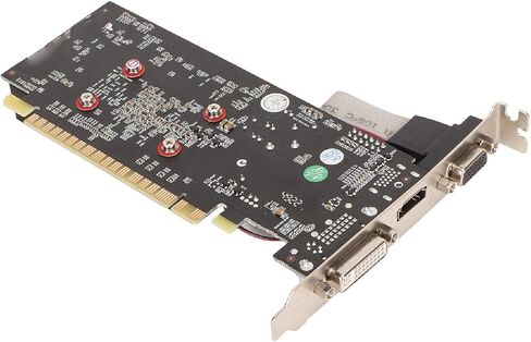 بطاقة رسومات VBESTLIFE GT730 سعة 4 جيجابايت، GDDR3، 128 بت، 650/5000 ميجاهرتز، بطاقة فيديو منخفضة للكمبيوتر المكتبي مع مروحة تبريد (GT730 4GB GDDR3)، VBESTLIFEkbixfont6g-11 in Saudi Arabia