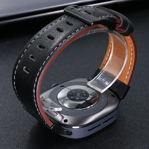 Dado Leather Replacement Band Compatible with Samsung Galaxy Watch Ultra 47mm, Crazy Horse Leather Band Design in Saudi Arabia