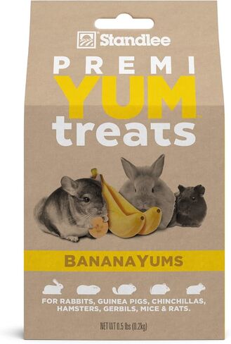 Standlee BananaYums Small Animal Treats for Rabbits, Guinea Pigs, and Chinchillas, 8 oz in Saudi Arabia