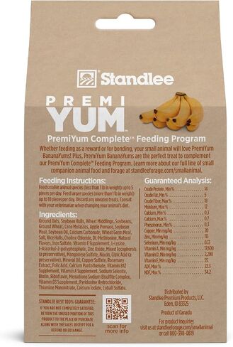 Standlee BananaYums Small Animal Treats for Rabbits, Guinea Pigs, and Chinchillas, 8 oz in Saudi Arabia