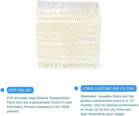 TOMOON 1043 Super Wick Humidifier Filter,Replacement for Essick Air Aircare 831000 EP9500 EP9800 836000HB and Spacesaver 800 8000 Series Humidifier(2PACK) in Saudi Arabia