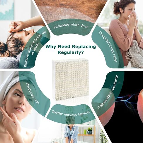 TOMOON 1043 Super Wick Humidifier Filter,Replacement for Essick Air Aircare 831000 EP9500 EP9800 836000HB and Spacesaver 800 8000 Series Humidifier(2PACK) in Saudi Arabia