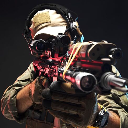 غطاء عصابة رأس تكتيكية لحماية أغطية الأذن التكتيكية، غطاء ملفوف لسماعات الرأس بحلقة خطافية in Kuwait