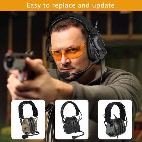 غطاء عصابة رأس تكتيكية لحماية أغطية الأذن التكتيكية، غطاء ملفوف لسماعات الرأس بحلقة خطافية in Kuwait