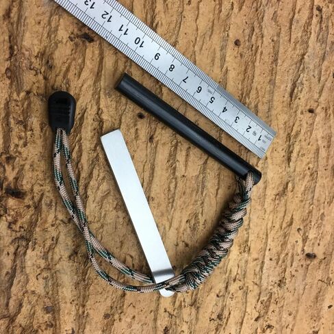 Ferro Rod, fire Starter Survival Tool, Flint fire Starter, Used for Making fire in The Wild, Providing a Reliable Way to Make fire for Outdoor Activities in Saudi Arabia
