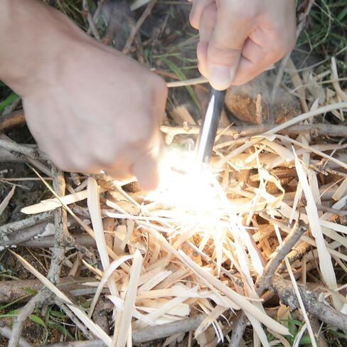 Ferro Rod, fire Starter Survival Tool, Flint fire Starter, Used for Making fire in The Wild, Providing a Reliable Way to Make fire for Outdoor Activities in Saudi Arabia