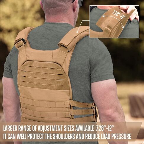 GFIRE Tactical Vest Breathable Adjustable Modular Paintball Vest with Removable Pouch, Lightweight Vest Outdoor Training in Saudi Arabia