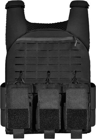 GFIRE Tactical Vest Breathable Adjustable Modular Paintball Vest with Removable Pouch, Lightweight Vest Outdoor Training in Saudi Arabia