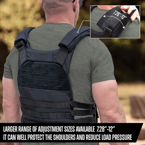 GFIRE Tactical Vest Breathable Adjustable Modular Paintball Vest with Removable Pouch, Lightweight Vest Outdoor Training in Saudi Arabia