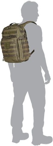 5.11 Tactical Backpack, RUSH 12 2.0 Military Survival Molle Backpack with Laptop Compartment, 24L, Style 56561ABR/56562ABR in Saudi Arabia