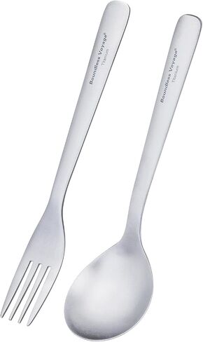 iBasingo Titanium Utensils Set Long Handle Spoon Fork Square Chopsticks Ultralight Outdoor Camping Cutlery for Soup Portable Tableware Reusable Travel Flatware Ti1071T in Saudi Arabia