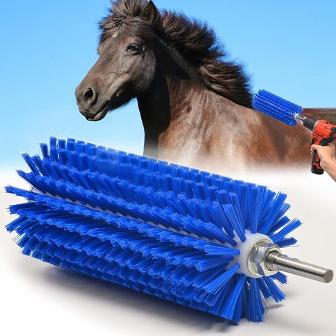 Livestock Roto Brush, Animal Full Massage Mini Brush, Stimulate Animal Hair Growth and Organize Hair, Suitable for Livestock, Horse, Cattle, Sheep, Pig in Saudi Arabia