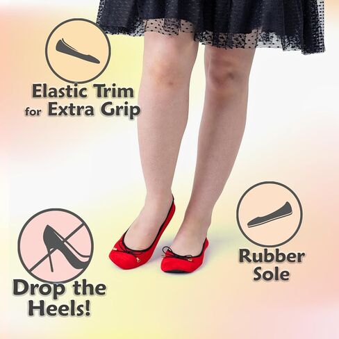Velvet Foldable Flats for Women, Portable Ballet Shoes for Travel & Events | Silky Toes Emergency Compact Dressy Flats for Wedding, Party & Office | Fits in Purse | Cushioned, Comfortable Dancing Shoes in Kuwait