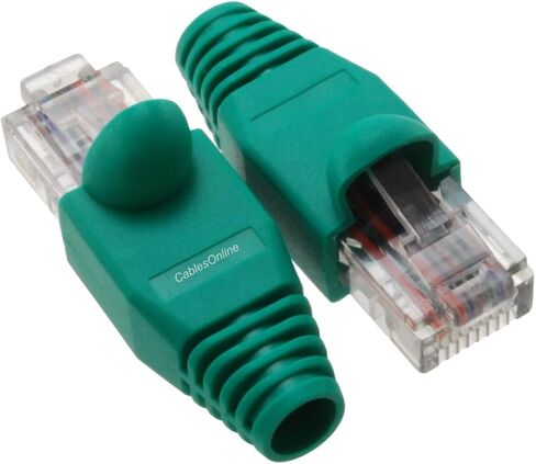 CablesOnline 6-Pack 10/100 4-Pair Ethernet Green Loopback Plugs, TS-UL02-6 in Kuwait