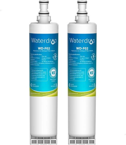 Waterdrop 4396508 Replacement for Whirlpool 4396510, EDR5RXD1, NLC240V, PNL240V, 4396508p, 4396547, 4392857, 9010, LC400V, WF-NLC240V, 46-9010, Everydrop Filter 5 Refrigerator Water Filter, 3 PACK in Saudi Arabia