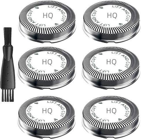 رؤوس حلاقة بديلة HQ56 من فيليبس نوريلكو HQ3 HQ4 HQ55 HQ56 HQ6، شفرات حلاقة متوافقة مع PQ202 PQ205 HQ6996 HQ69XX وما إلى ذلك، عبوة من 3 in Kuwait
